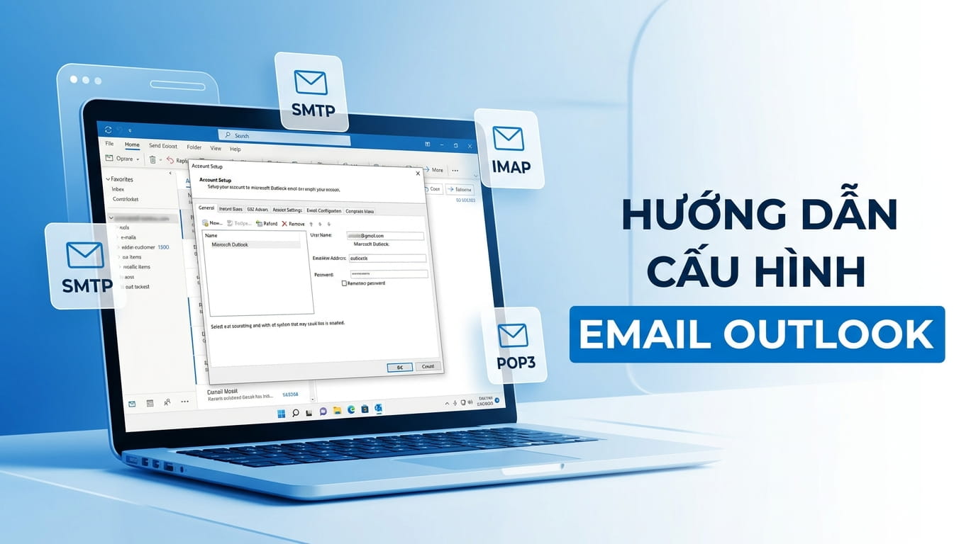 Hướng dẫn chi tiết các cách cấu hình và sử lý lỗi phổ biến trong mail outlook